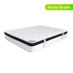 COLCHONES SPRING - Colchón SemiDoble Firmeza Media Ortopédico con Pillow Resortado Ced 120 x 190 cm - 0% Interés a 3, 6 o 12 Cuotas Pagando con tu CMR Banco Falabella