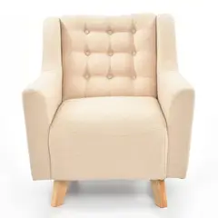 MICA - Poltrona Moderna Tela Andalucía 92 x 80 x 79 cm - Mueble