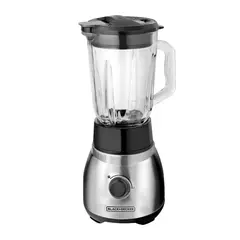BLACK+DECKER - Licuadora Tricuadora 2 Velocidades 750 Watts con 4 Cuchillas y Jarra de Vidrio BL1650S