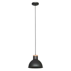 VIDA UTIL - Lámpara de Techo Vida Útil Decorativa Moderna Colgante Vega Negra