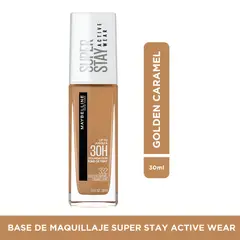 MAYBELLINE - Base de maquillaje Líquida SperStay Full Coverage Natural Beige Active Wear 30 ml