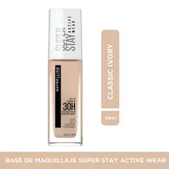 MAYBELLINE - Base de maquillaje Líquida SperStay Full Coverage Natural Beige Active Wear 30 ml