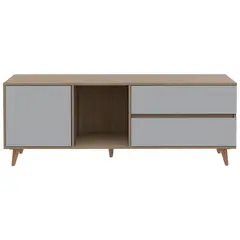 RTA MUEBLES - Mueble de Televisión Moderno de 158.4 x 58.4 x 45.6 cm para Televisores de Hasta 60 Pulgadas,