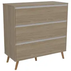 RTA MUEBLES - Cómoda de 3 Cajones 100 x 101.1 x 45 cm