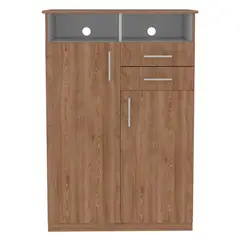 RTA MUEBLES - Closet Moderno en Aglomerado MDP 2 Puertas 2 Cajones 122 x 83 x 53 cm RTA Design - Mueble