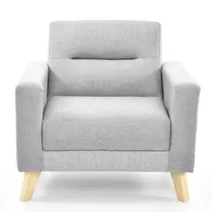 MICA - Poltrona Moderna Tela Seúl 83 x 86 x 83 cm - Mueble