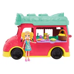 POLLY POCKET - Muñeca Camión de Licuados