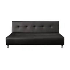 PULLMAN - Sofá Cama Moderno en Cuerina 2 Puestos Mauro 180 x 70 x 80 cm Colchones