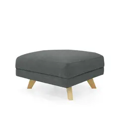 MICA - Puff Moderno en Tela 41 x 75 cm