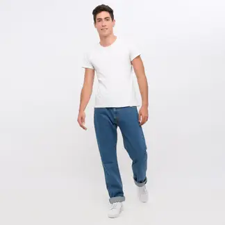 LEVIS - Jean 5 Bolsillos para Hombre Recto 505 Largo 32