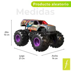 HOT WHEELS - Carro Monster Trucks Escala 1:24 Surtido: Producto Aleatorio