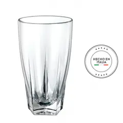 BORGONOVO - Vaso de vidrio alto Borgonovo: 4 piezas