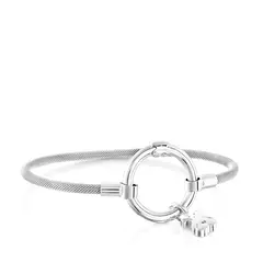 TOUS - Pulsera de plata y acero Hold