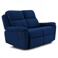 ELITE LIVING - Sofá Reclinable Moderno Microfibra 2 Puestos Marsella 150 x 100 x 80 cm - Mueble
