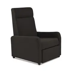 ELITE LIVING - Silla Reclinable Moderna 1 Puesto en Tela Mecánica Praxis