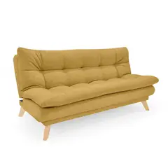 MICA - Sofá Cama Moderno en Poliéster 3 Puestos Zúrich 180 x 91 x 90 cm