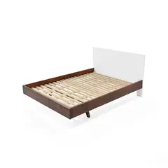 MICA - Cama para Colchón Doble Moderna en Madera 197 x 146 cm