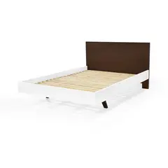 MICA - Cama para Colchón Doble Moderna en Madera 197 x 146 cm