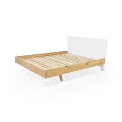 MICA - Cama para Colchón Queen Moderna en Madera 197 x 166 cm