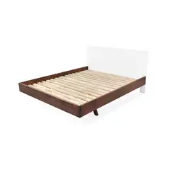 MICA - Cama para Colchón Queen Moderna en Madera 197 x 166 cm