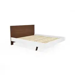 MICA - Cama para Colchón Queen Moderna en Madera 197 x 166 cm