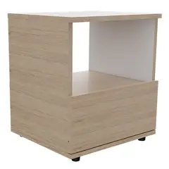 RTA MUEBLES - Mesa de Noche Moderna con 1 Cajón 45 x 40 x 356 cm