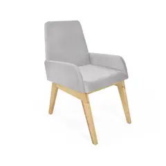 HOGAR VENECIA - Silla de Comedor Moderna en Poliéster Café (Incluye 1 Silla) Mica