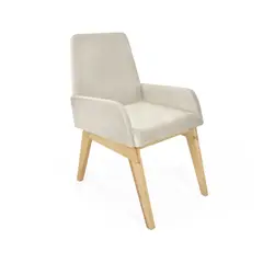 HOGAR VENECIA - Silla de Comedor Moderna en Poliéster Café (Incluye 1 Silla) Mica