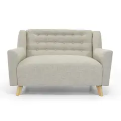 MICA - Sofá Moderno Tela 2 Puestos Andalucía 140 x 92 x 79 cm - Mueble