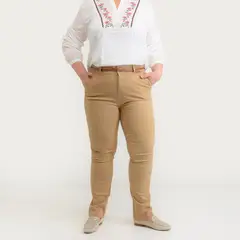 NEWPORT - Pantalón Wide Leg Mujer Tiro medio