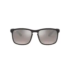 RAY BAN - Gafas de sol RB4264 para Hombre Marco Matte Black Lente Grey Mirror Silver