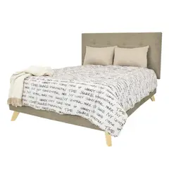 MICA - Base Cama Dividida Queen en Madera 165 x 195 cm