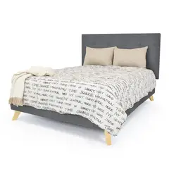 MICA - Base Cama Dividida Queen en Madera 165 x 195 cm