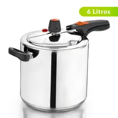 IMUSA - Olla a presión 6 litros Smart Aluminio