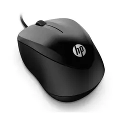 HP - Mouse Wired 1000 cable 1,5m | Conexión USB | | Diseño ambas manos. Compatible Windows