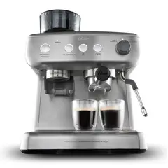 OSTER - Cafetera Expresso Oster® Perfect Brew 15 Bares| Molino integrado | Espumador de Leche
