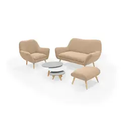 MICA - Sala Colima en tela con mesas - Mueble