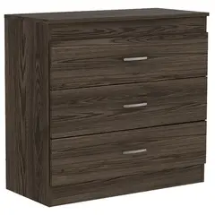 RTA MUEBLES - Cómoda de 3 Cajones 75 x 80 x 375 cm