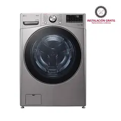 LG - Lavadora Secadora Eléctrica 22 kg WD22VV2S6BR