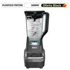 NINJA - Licuadora Profesional BL610 3 Velocidades 1000 W