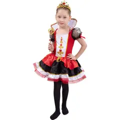 FANTASTIC NIGHT - Disfraz infantil Disfraz para niña reina de corazones fantasía