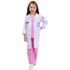 FANTASTIC NIGHT - Disfraz para Niña profesión doctora