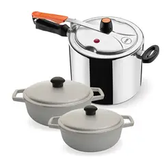 IMUSA - Olla a presión 7 litros Secury Plus Aluminio