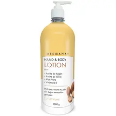 DERMANAT - Hidratante Corporal Hand & Body Lotion para Todo tipo de piel 1000 ml