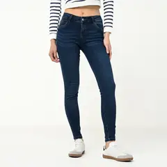 SYBILLA - Jean Skinny Mujer Tiro medio