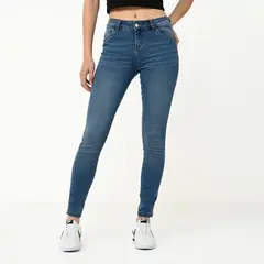 SYBILLA - Jean Skinny Mujer Tiro medio