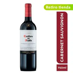 CASILLERO DEL DIABLO - Vino Tinto Cabernet Sauvignon 750 ml