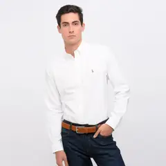 POLO RALPH LAUREN - Camisa Hombre de Rayas Manga larga de Algodón Custom Fit