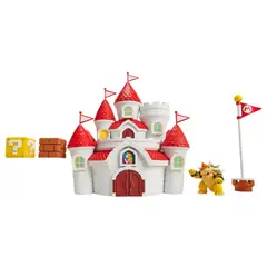 NINTENDO - Figura de acción Set De Juego Castillo Reino De Los Hongos