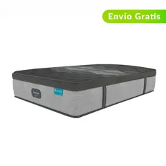 BEAUTYREST SIMMONS - Colchón King Firmeza Suave Ortopédico Resortado con Pillow Diamond Pt 200 x 200 cm Beautyrest - 0% Interés a 3, 6 o 12 Cuotas Pagando con tu CMR Banco Falabella